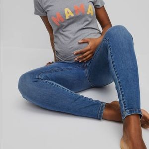 JESSICA SIMPSON SECRET FIT BELLY SKINNY LEG MATERNITY medium